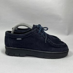 Vans Billy Chukka Shoes Women's Size 9 Blue Suede Vintage Classic‎ Sneakers